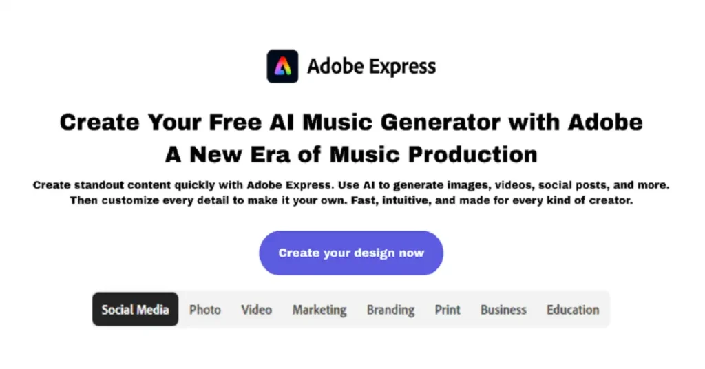 Create your free AI music generator